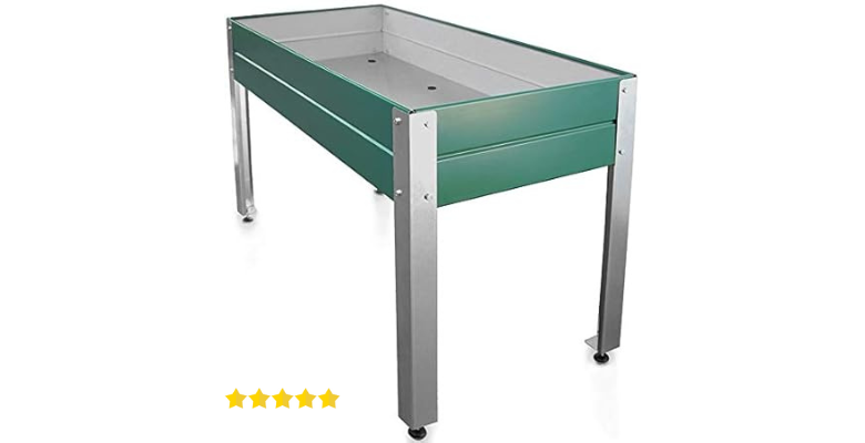 Mesa De Siembra Para Invernadero Palram Canopia – Acero Resistente, 114x50x80 Cm, Accesorio Organizador Para Jardinería En Interior Y Exterior