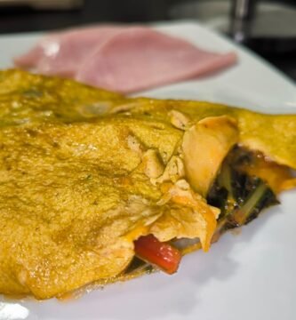 tortilla de acelgas saludable
