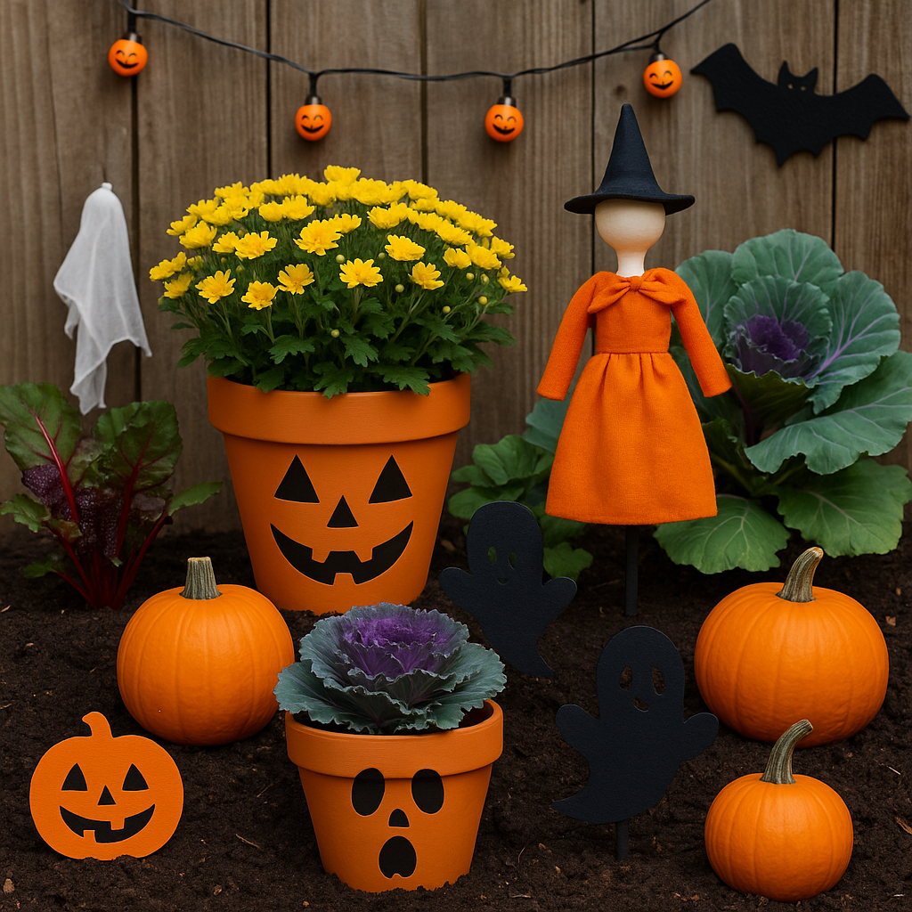 Huerto urbano Halloween